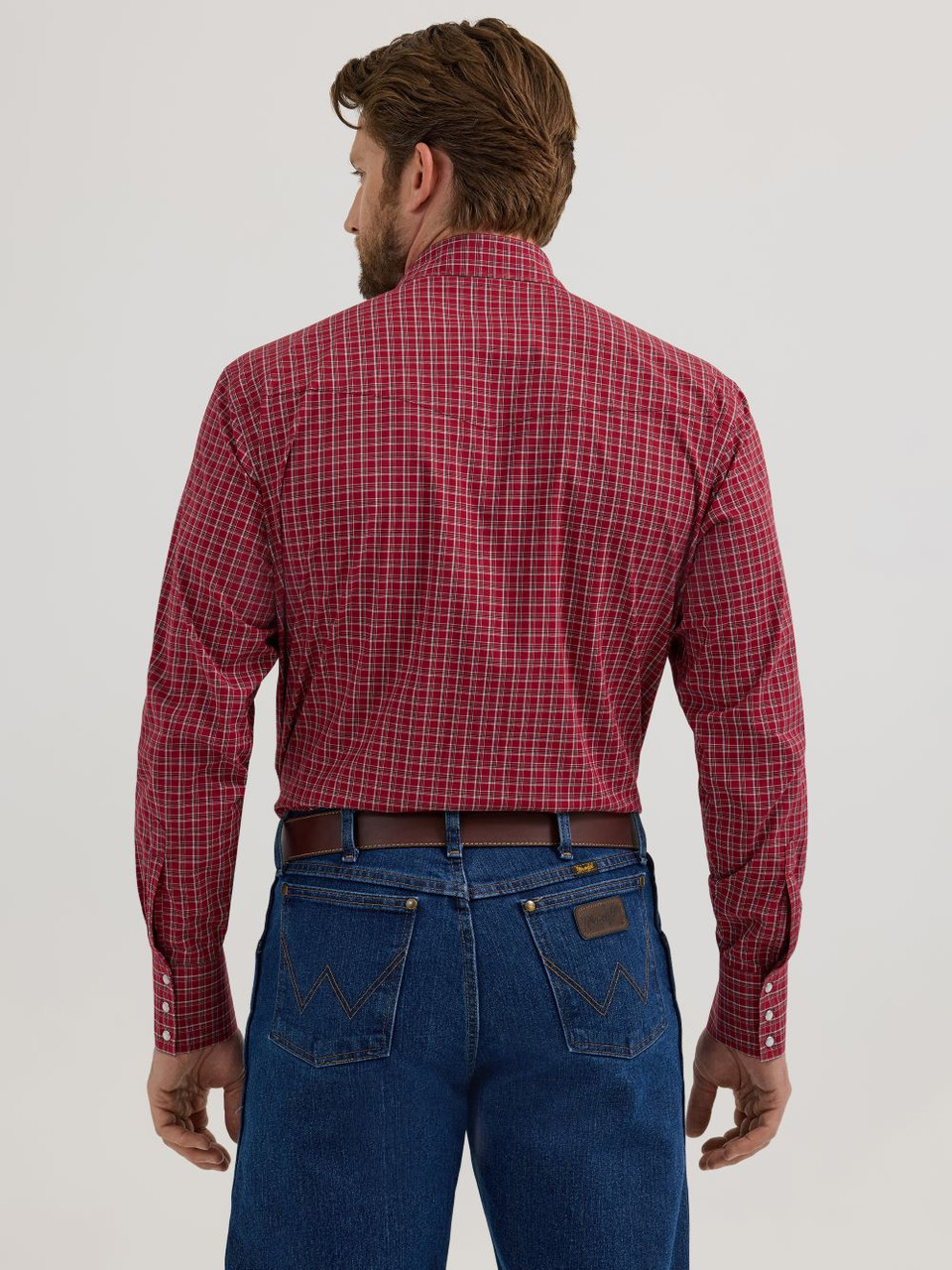 Wrangler knitterarm rot kariert - Herren Hemd - 112355358 - Bild 2 von 20