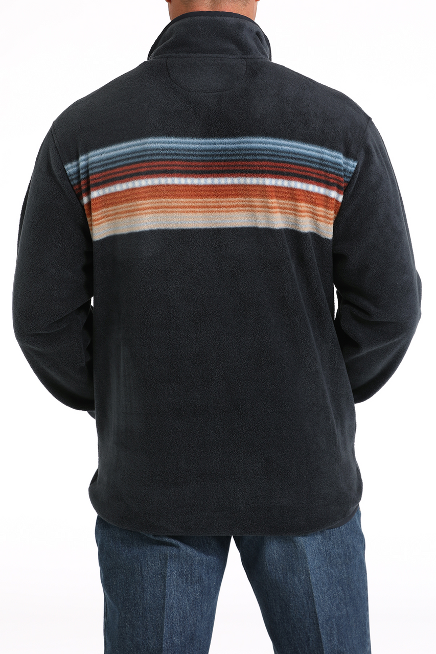 Cinch Navy Stripe Fleece Pullover Men Sweater Mwk1912002 eBay