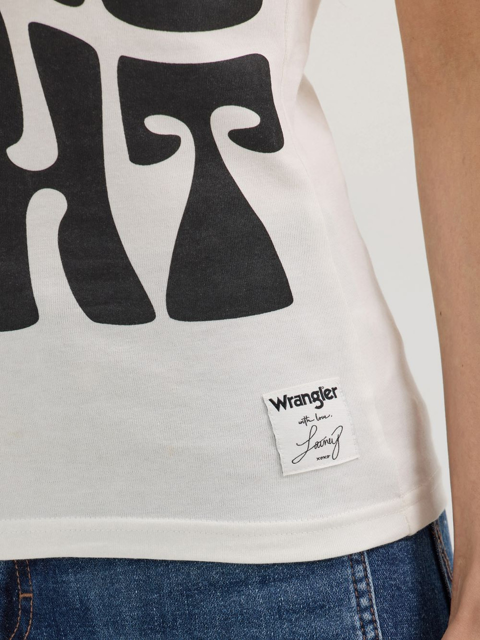 Wrangler X Lainey Wilson Hang Tight - Ladies Tee - 112360649 - Picture 5 of 25