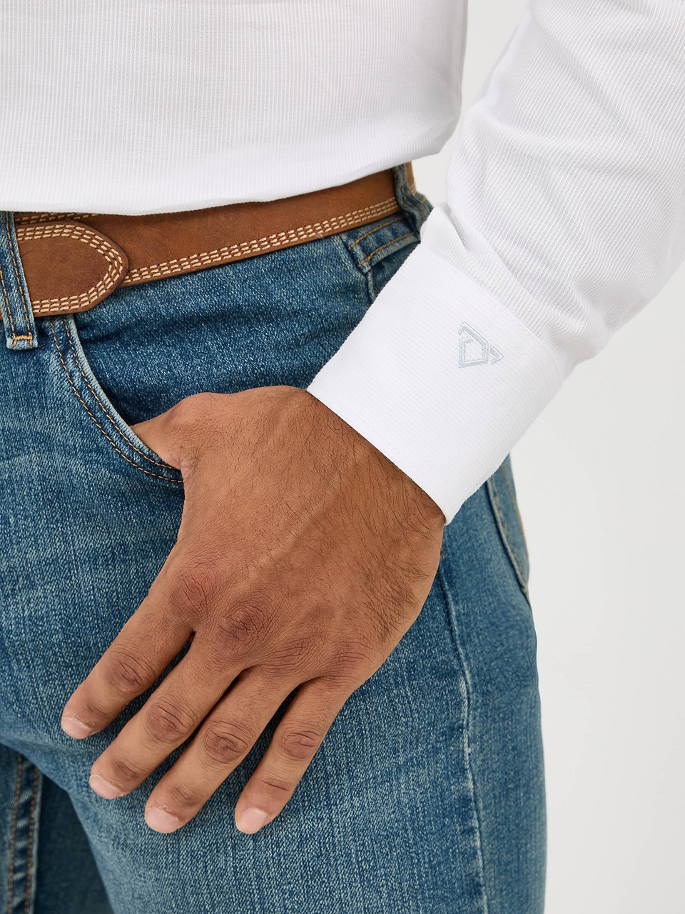 Wrangler Cody Johnson Calce Clásico Blanco - Camisa Para Hombre - 112359666 - Imagen 4 de 20