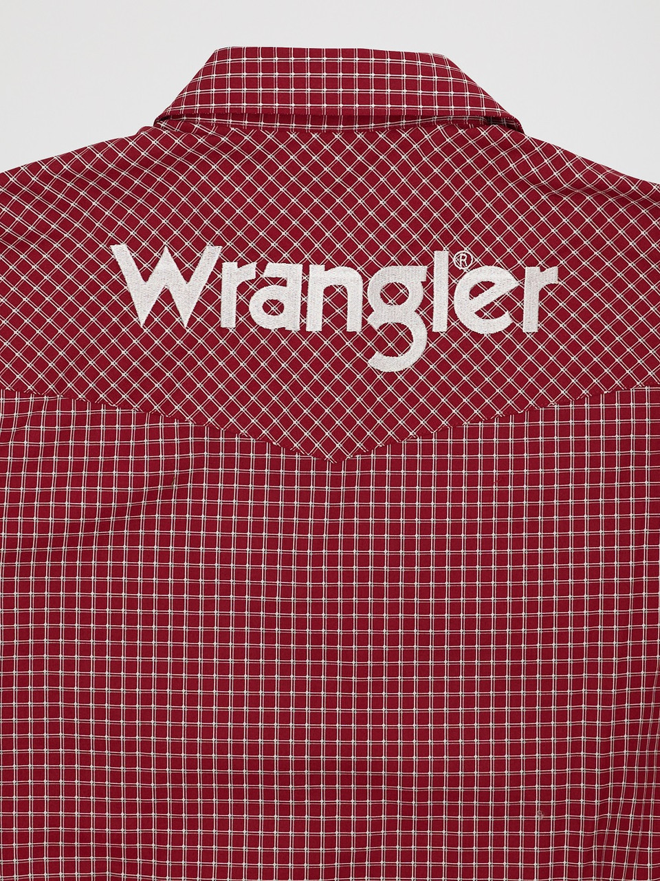 Wrangler Logo Pro Red Plaid - Mens Shirt - 112359468 - Afbeelding 2 van 10
