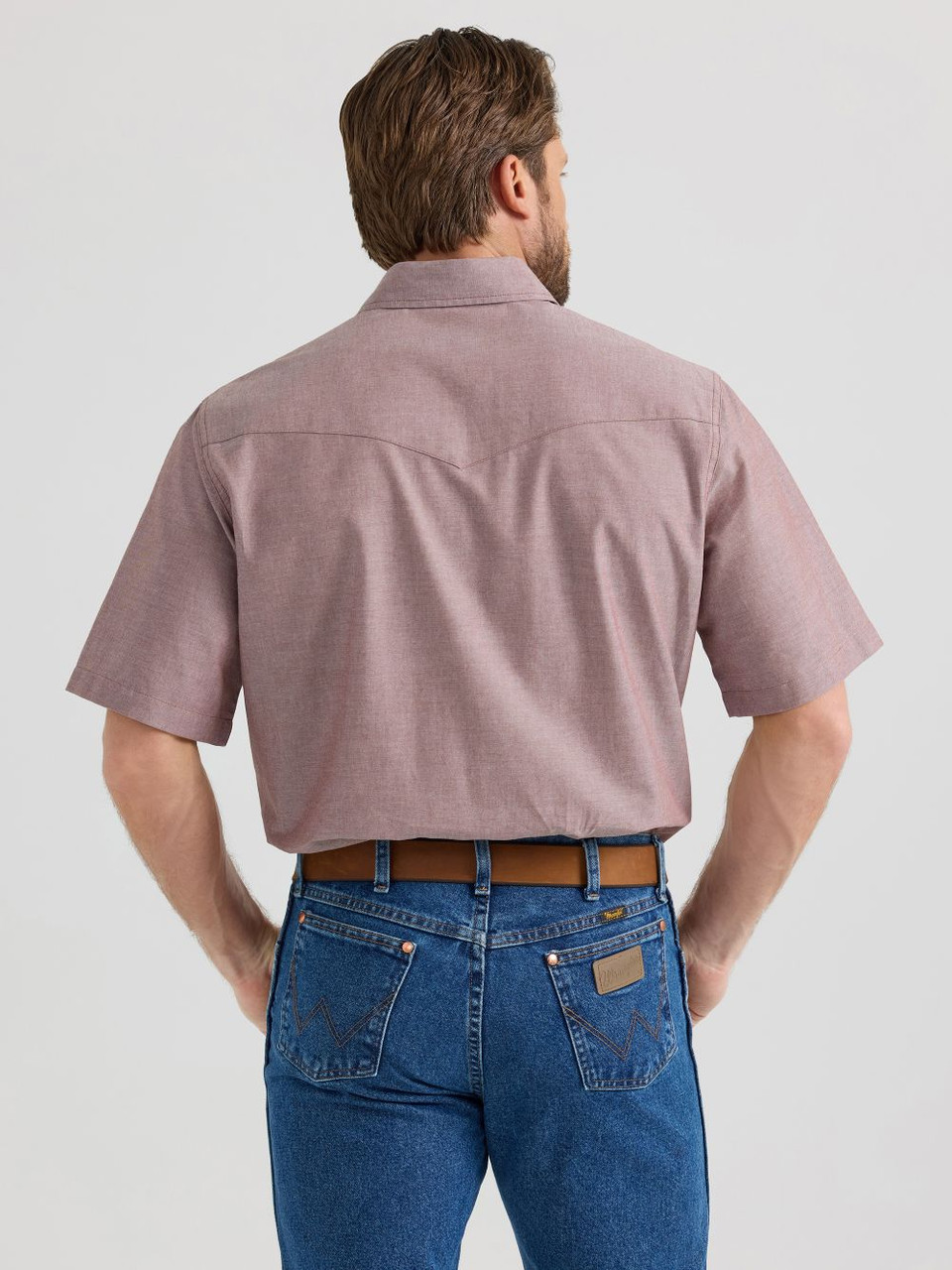 Wrangler Classic Fit Brown Workshirt - Mens Shirt - 112359545 - Picture 2 of 28
