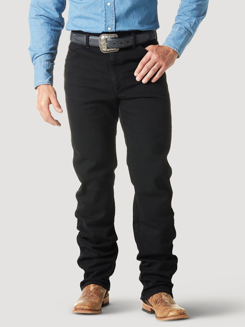 Wrangler Cowboy Cut Original Fit Black - Mens Jeans - 112336395 - Picture 2 of 45