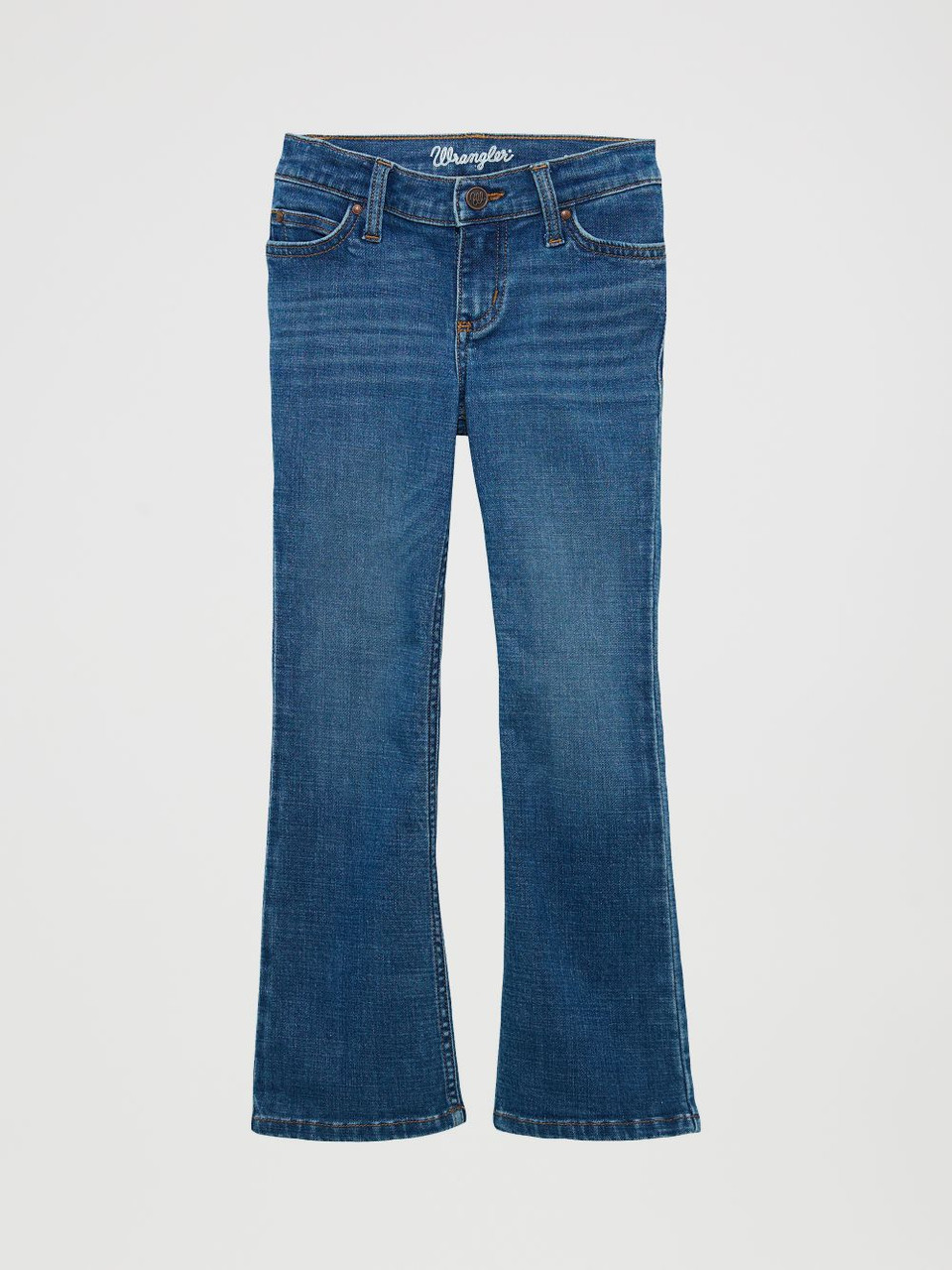 как выглядит Wrangler Girls Western Bootcut Lia - Kids Girls Jeans - 112365046 фото