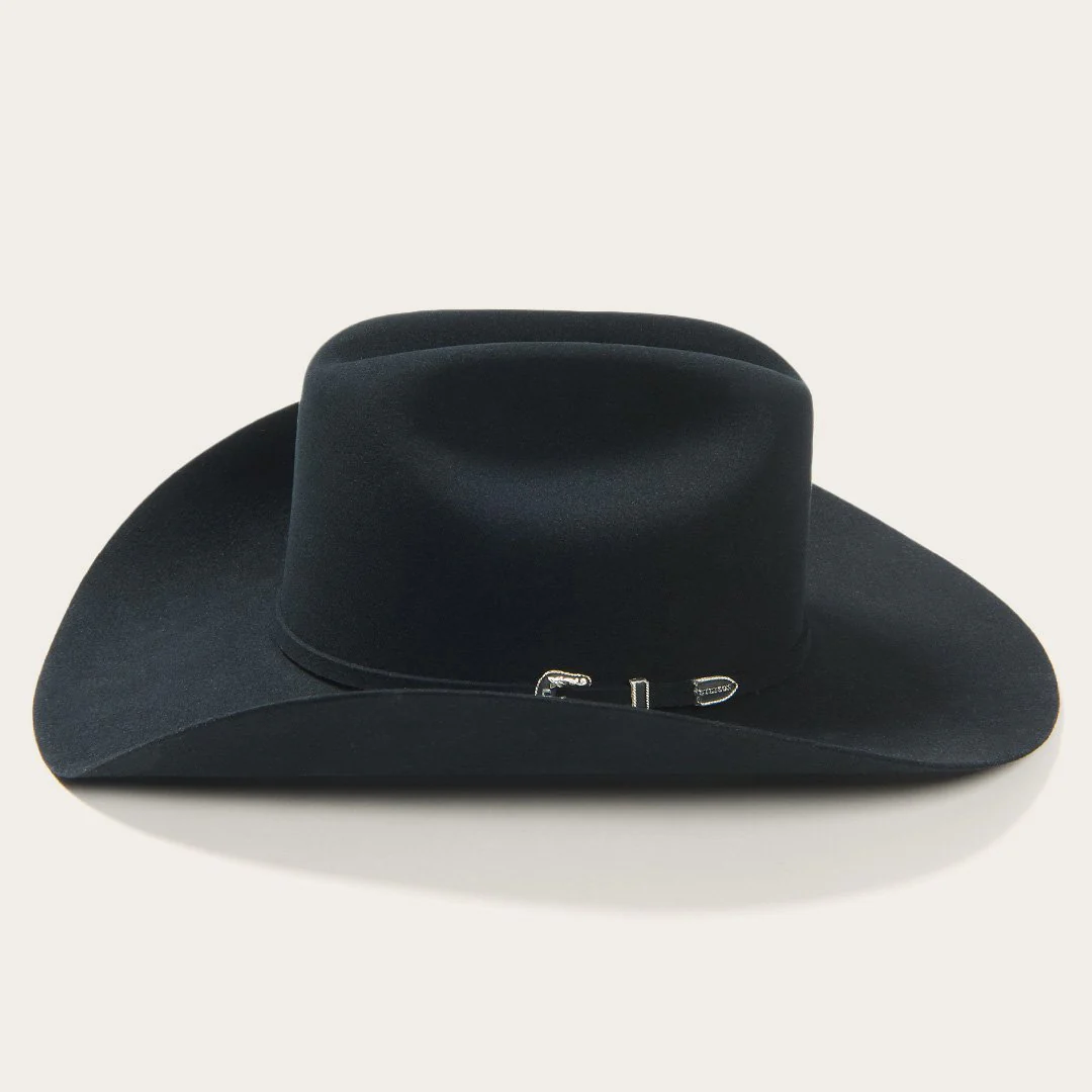 как выглядит Stetson Skyline 6X 4" Brim Black - Hat Felts - Sfskyl-724007 фото