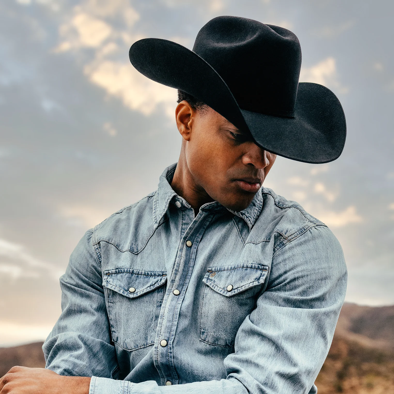 как выглядит Stetson Skyline 6X 4" Brim Black - Hat Felts - Sfskyl-724007 фото