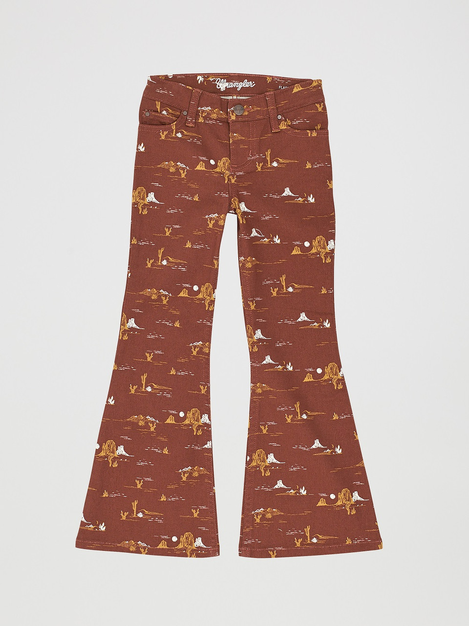 Wrangler Girls Western Flare Mila - Kids Girls Jeans - 112367555