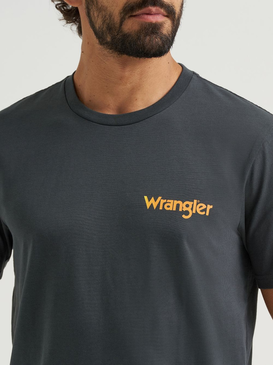 Wrangler Bucking Bronco Washed Black - Mens Tee - 112368424 - Bild 4 von 20