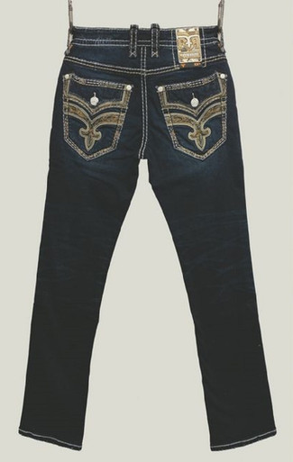 SAMUEL J204 DARK WASH STRAIGHT RP5643J204R ROCK REVIVAL