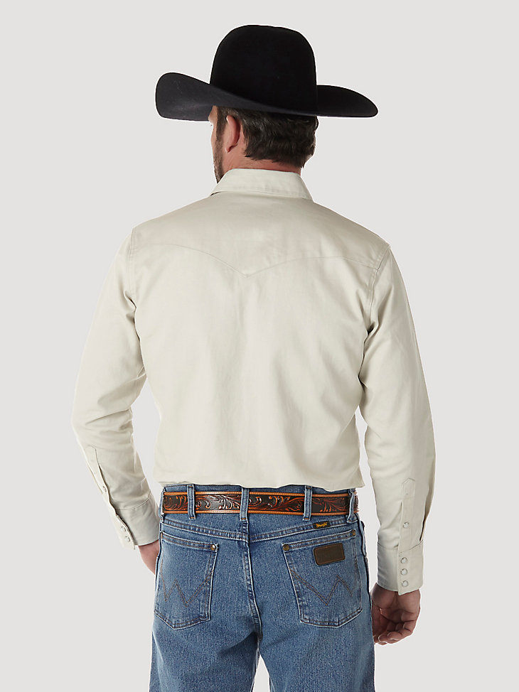 Camisa para hombre Wrangler corte vaquero occidental a presión - Ms71319 - Imagen 2 de 12