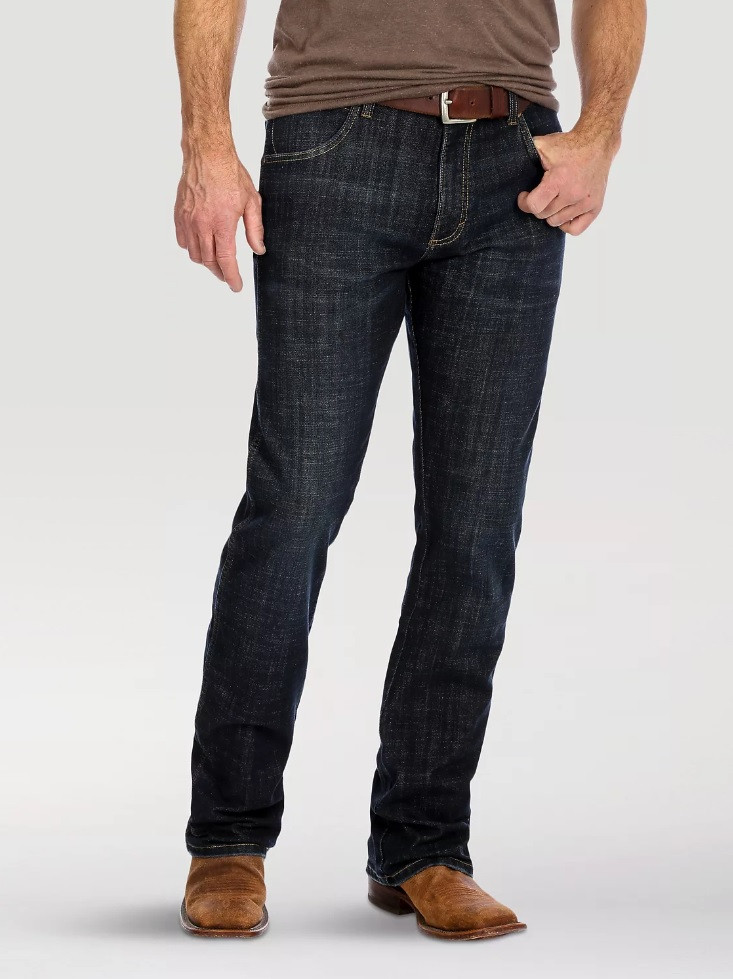 Wrangler Retro Slim Fit Bootcut Dax - Mens Jeans - 77Mwzdx - Picture 1 of 33
