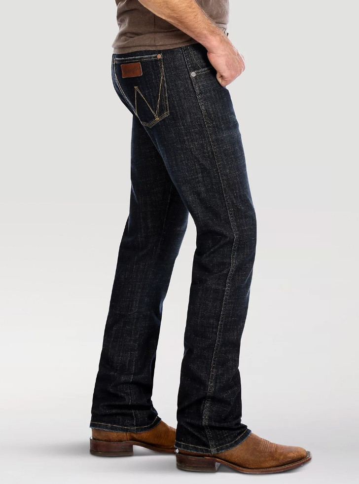 Wrangler Retro Slim Fit Bootcut Dax - Mens Jeans - 77Mwzdx - Afbeelding 2 van 33