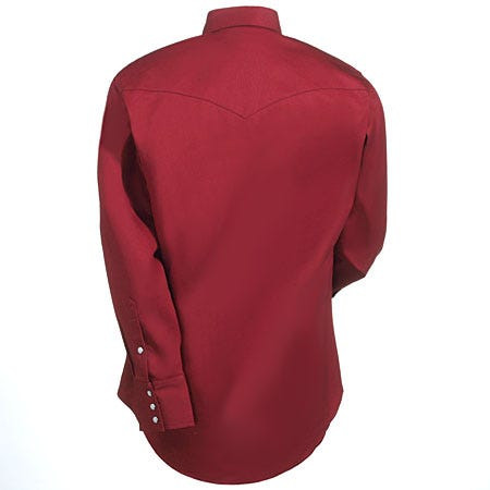 Wrangler Cowboy Cut Arbeitshemd rot - Herrenhemd - Ms70619 - Bild 2 von 12