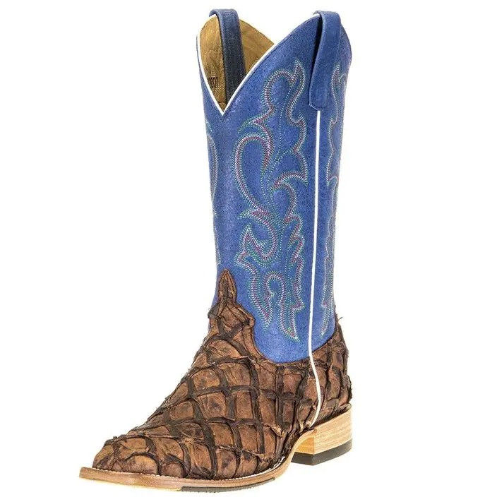 Horse Power Pirarucu Cigar Matte Big Bass - Boot Mens Western - Hp8007