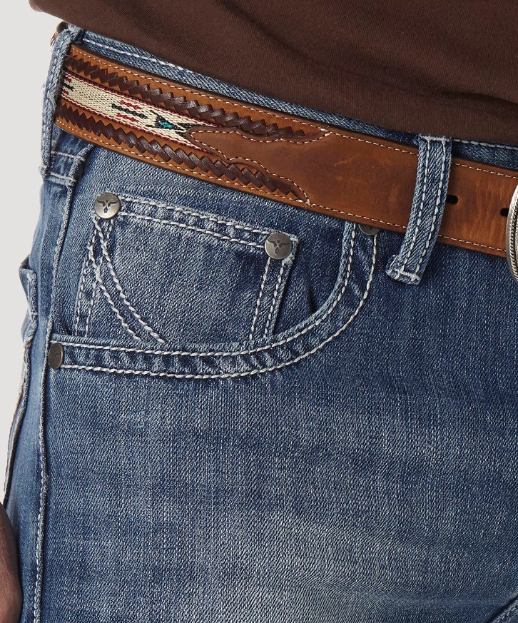 Wrangler 20X 42 Vintage Bootcut Lt Blue - Mens Jeans - 42Mwxlb - Picture 4 of 44