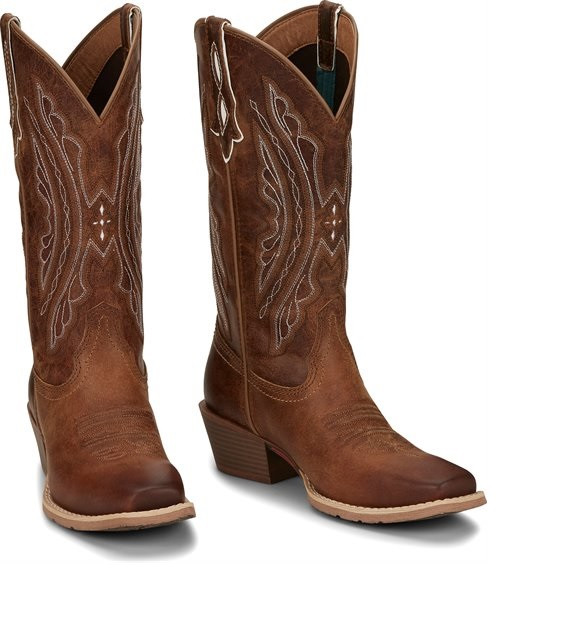Justin Rein Waxy Tan - Boot Ladies - L2962 - Picture 1 of 44