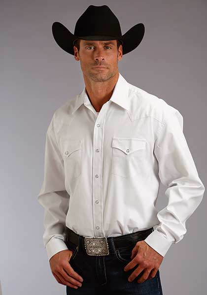 Stetson Pinpoint weiß Oxford Druckknopf - Herrenhemd - 11-001-0465-1025 Wh - Bild 3 von 18