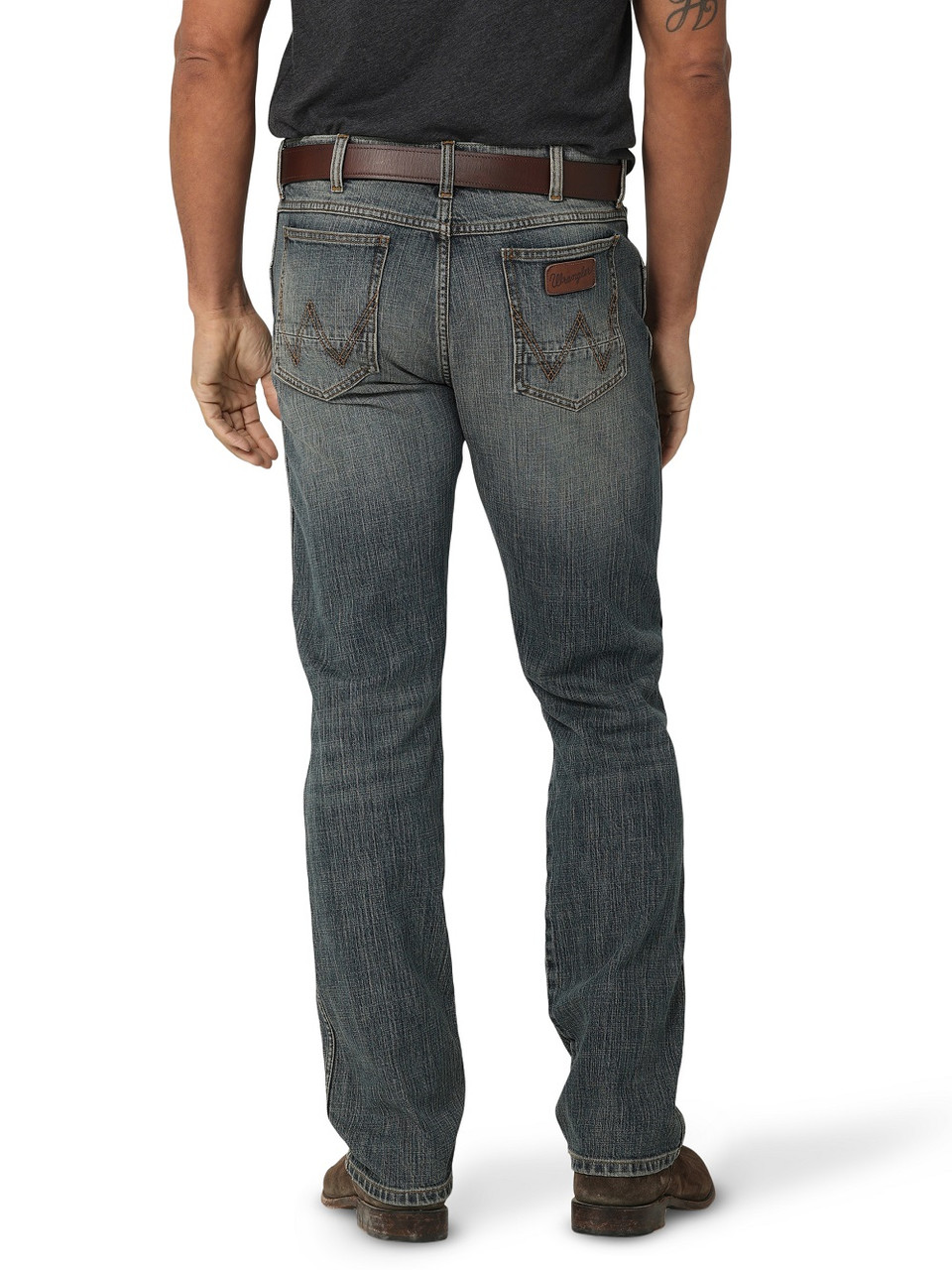 Wrangler Retro Stretch Slim Darkknight - Mens Jeans - 112318445 - Picture 1 of 36
