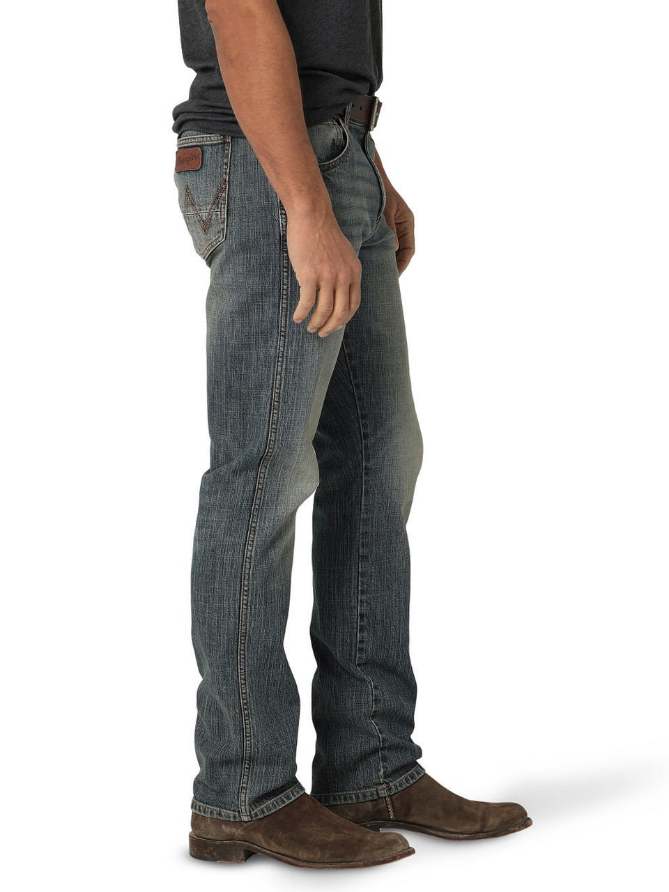 Wrangler Retro Stretch Slim Darkknight - Mens Jeans - 112318445 - Picture 3 of 36