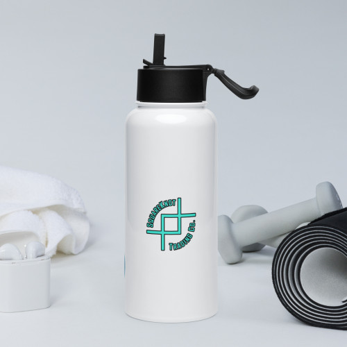 Only Cans Stainless Steel Water Bottle with Straw Lid Only Cans Stainless Steel Water Bottle with Straw Lid