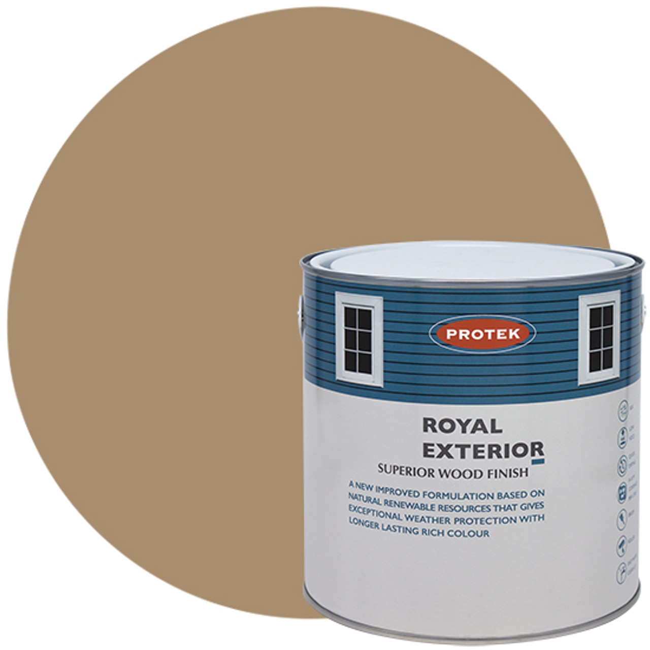 Royal Exterior Wood Finish - Rose Taupe - Protek Wood Stain