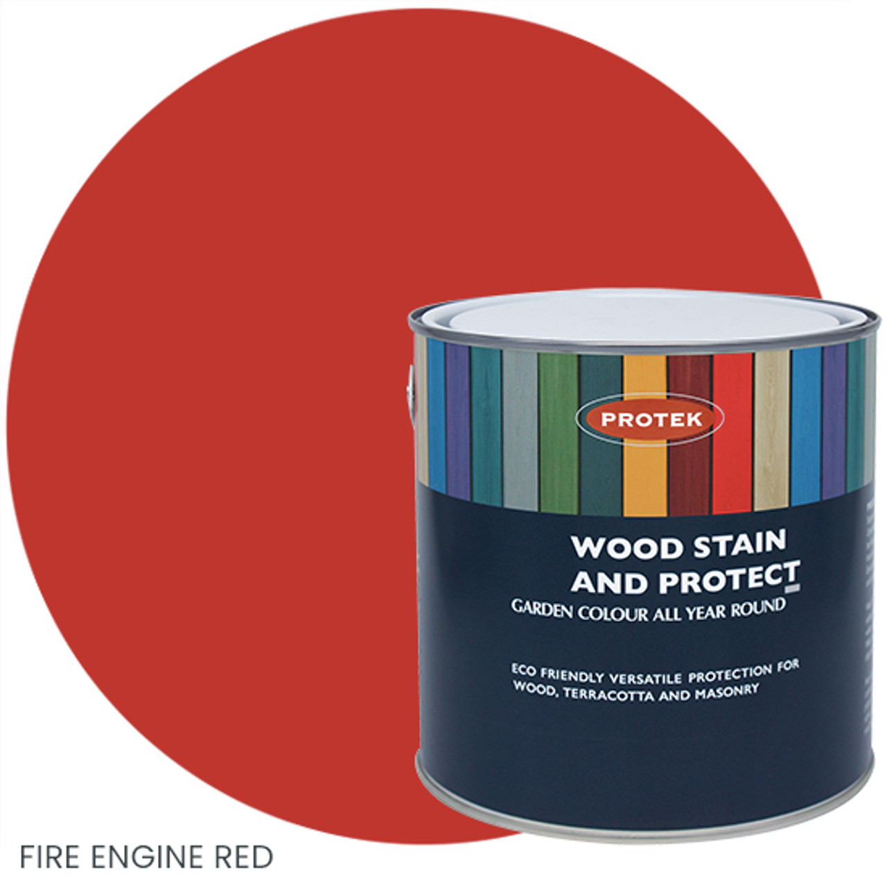 Bright Red Wood Stain - Protek Wood Stain