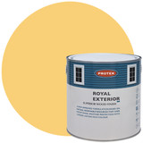 Royal Exterior Wood Finish - Clouded Yellow