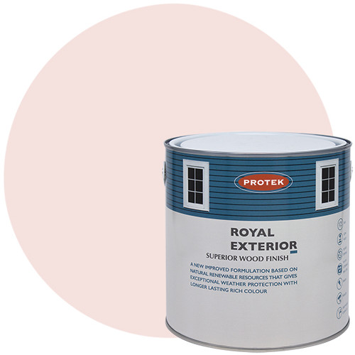 Protek Royal Exterior Wood Paint 1 Litre - Golden Oak - elbec garden  buildings