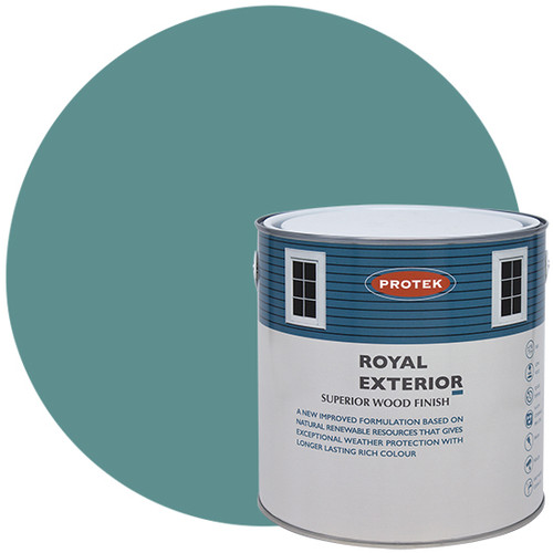 Royal Exterior Wood Finish - Porcelain Blue