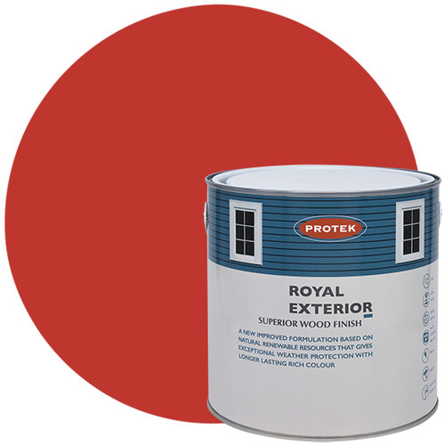 Royal Exterior Wood Finish - Pillarbox Red