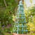 Wooden garden obelisk painted in Royal Exterior Wood Finish - Spring Green