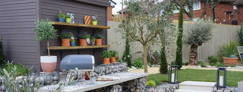 Love Your Garden - the dream team and their amazing ideas the garden took on a positively Mediterranean feel