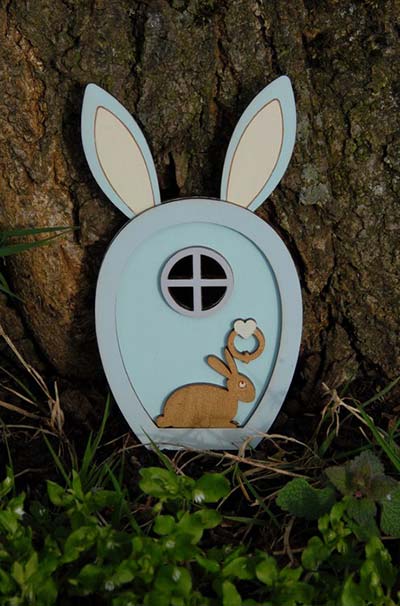 Quick Easter homemade gift in Wood Paint