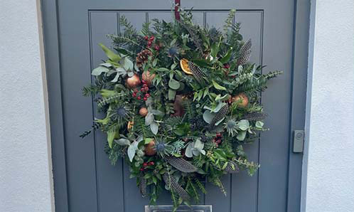 We would love to see what you are hanging on your doors this year