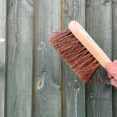 How to paint your fence - clean