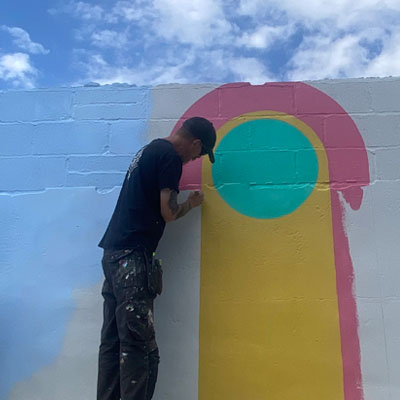 Milking Parlour mural