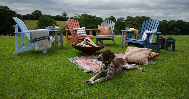 Adirondack chairs for outdoor entertaining