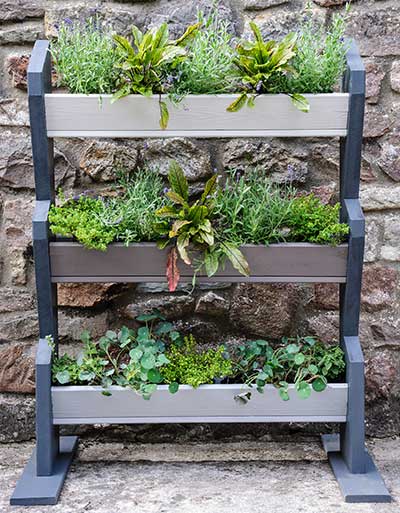 If you are going for a more rustic, natural look in your garden then you might be tempted to leave your garden planters to “age” and show the timbers true hues.