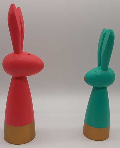 Crafting Fun with Wooden Rabbits