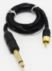 FYT Thinline RCA Lead Straight - Black