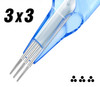 EMALLA Eliot Premium Needle Cartridges - 3x3 Stipple Shader Long Taper 5.5 #35