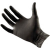 Saniflex Powder Free Black Latex Examination Gloves - Small 1 box