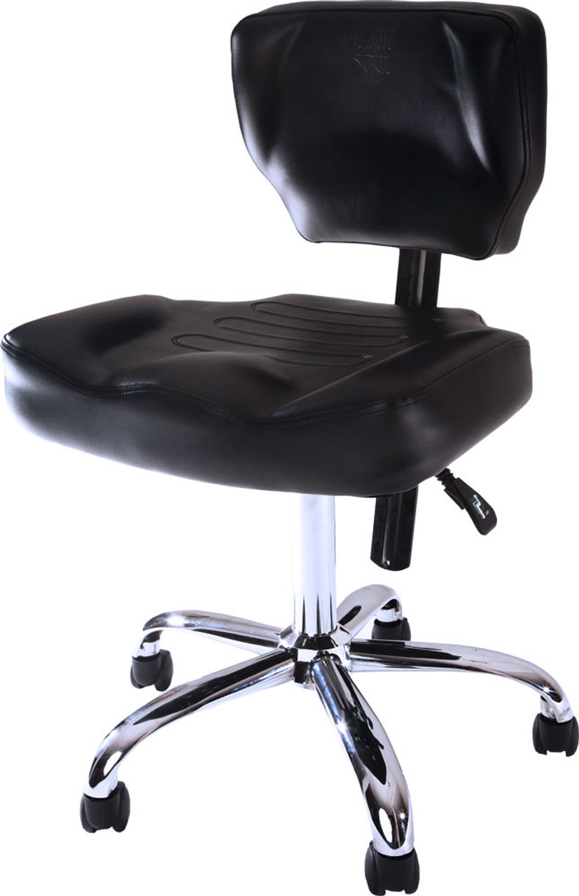 Adjustable Black Tattoo Artist Chair - 9942 — 5th Avenue Studio Supply