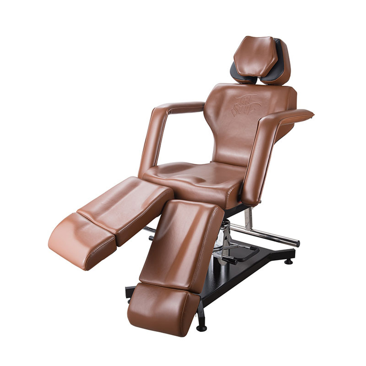 ZENSTYLE Portable Massage Chair Leather Pad Travel Massage Tattoo Spa Chair,  Black - Walmart.com