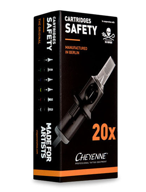 Cheyenne Needle Cartridges-Textured Round Liner (Orange Box) 09 - Box of 20 cartridges