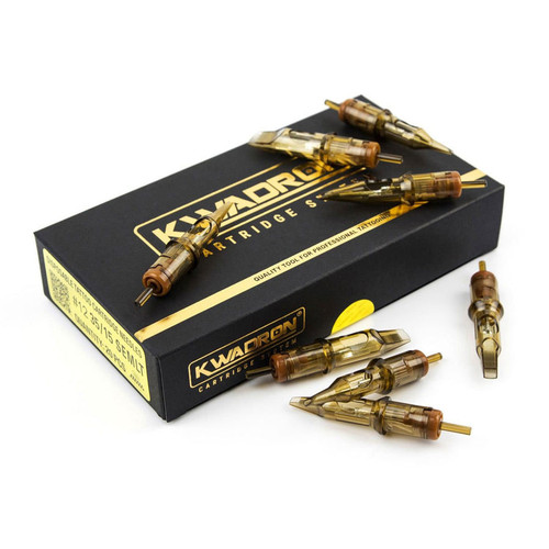 Kwadron Needle Cartridges - 07 Round Shader - MEDIUM TAPER .35mm