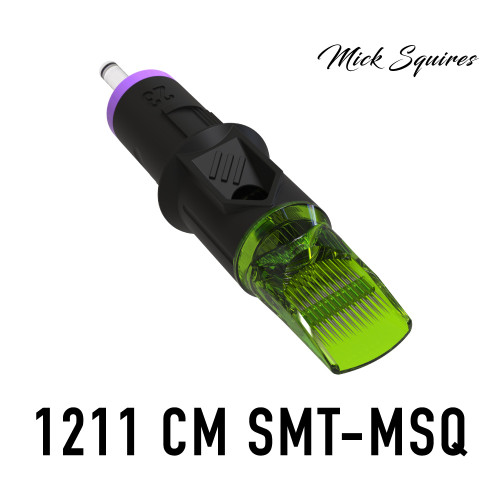 Metrix Needle Cartridges - 11 Curved Mag Mick Squires Semi Medium Taper 12 gauge