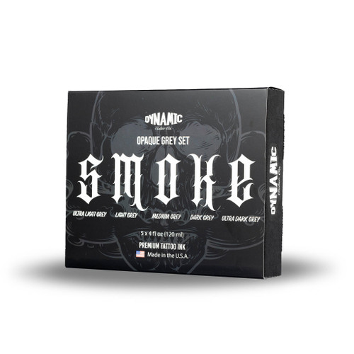 Dynamic Smoke Opaque Greys set 4oz x 5 bottles