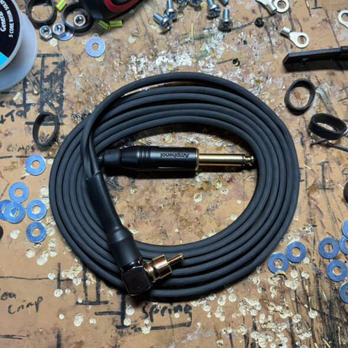 Staunch RCA Right Angled Cord - 2m Black