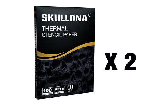 SkullDNA Portrait Thermal Stencil Paper x 2 boxes